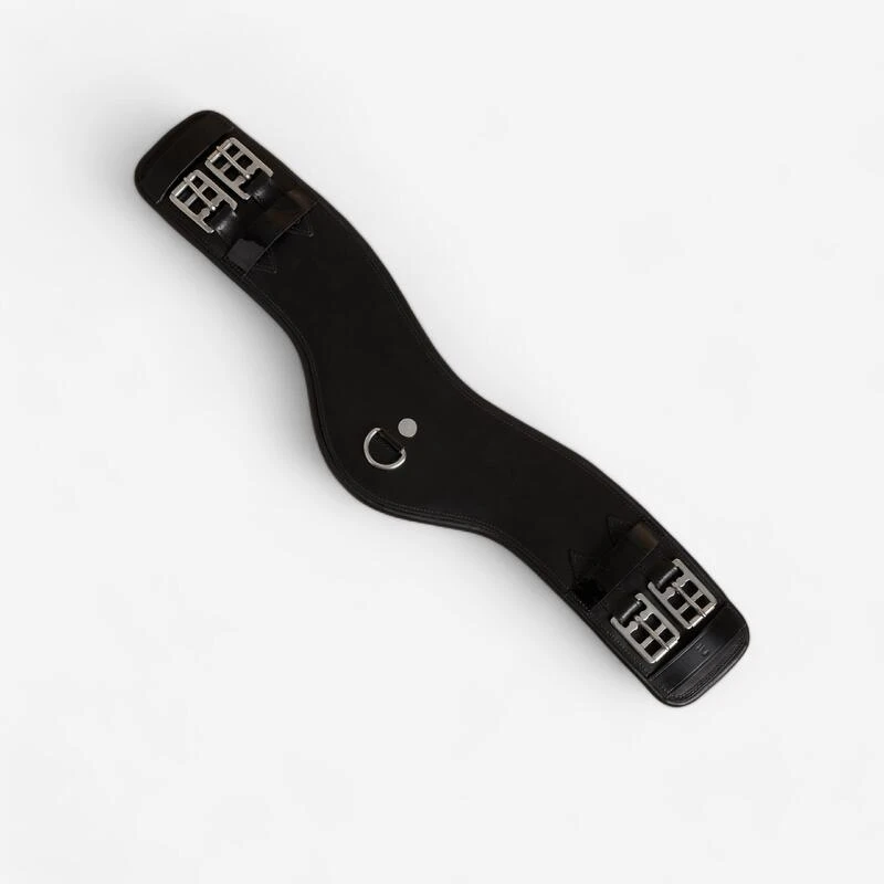 Sangle équitation Dressage En Cuir Cheval - 900 Noire 1 Sangle équitation Dressage En Cuir Cheval - 900 Noire