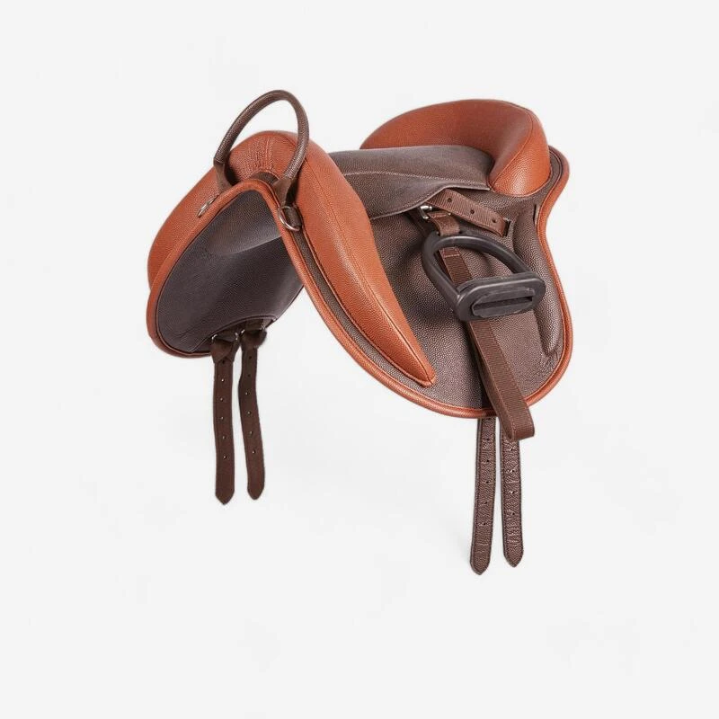 Selle équitation Bardette Synthétique Poney - 100 Marron 1 Selle équitation Bardette Synthétique Poney - 100 Marron