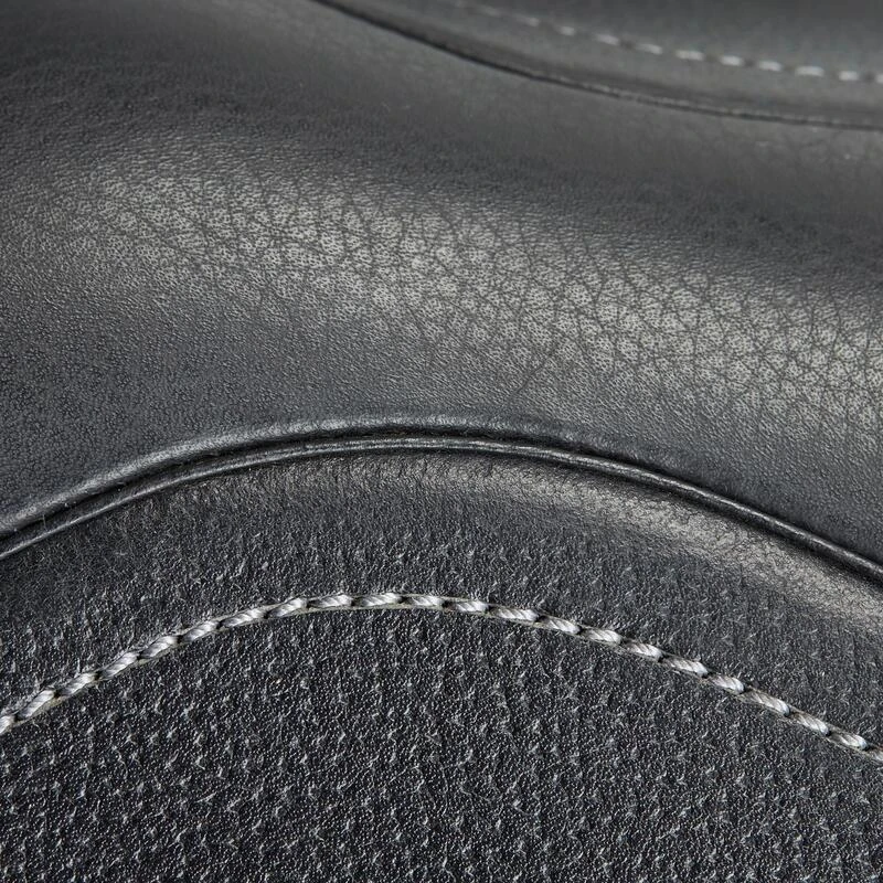 Selle Polyvalente En Cuir équipée équitation Cheval Et Poney SCHOOLING Noir 16"5 6 Selle Polyvalente En Cuir équipée équitation Cheval Et Poney SCHOOLING Noir 16"5 – Image 6