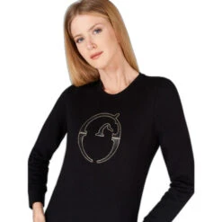 Sweatshirt équitation Femme Vestrum Peschici