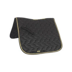 DERBY Tapis De Selle Dressage Avec Cordon Passepoil