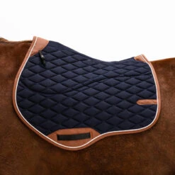 Tapis De Selle équitation Amortisseur Cheval - 900 Marine