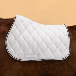 Tapis De Selle équitation Concours Cheval Et Poney - 500 Blanc -Fournitures Équestres Magasin tapis de selle equitation concours cheval et poney 500 blanc 7