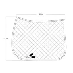 Tapis De Selle équitation SCHOOLING Rouge - Tailles Poney Et Cheval -Fournitures Équestres Magasin tapis de selle equitation schooling rouge tailles poney et cheval 5