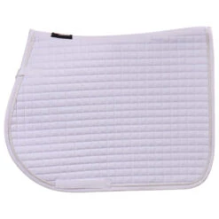 Tapis De Selle Plain Epplejeck Blanc -Fournitures Équestres Magasin tapis de selle plain epplejeck blanc 3