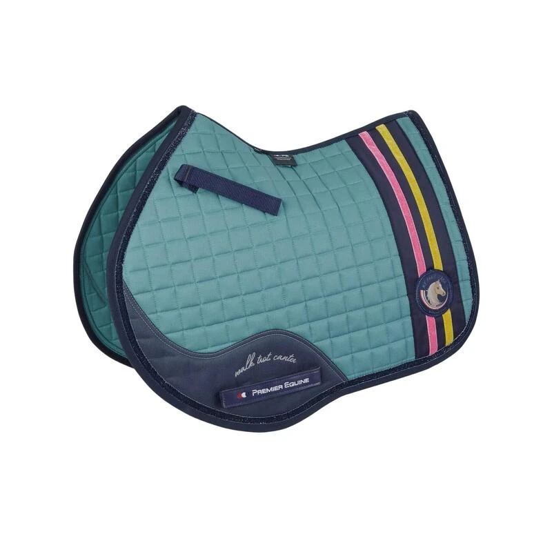 Tapis De Selle Pour Cheval Coton Premier Equine MPJ GP / Jump Glitter 1 Tapis De Selle Pour Cheval Coton Premier Equine MPJ GP / Jump Glitter