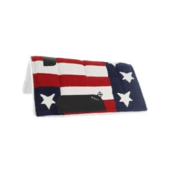 Fournitures Équestres Magasin 31 Tapis De Selle Western Synthétique Modèle Usa Flag