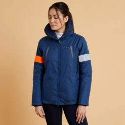 Veste Chaude Et Imperméable équitation Femme TOSCA Bleu Nuit 15 Veste Chaude Et Imperméable équitation Femme TOSCA Bleu Nuit -Fournitures Équestres Magasin veste chaude et impermeable equitation femme tosca bleu nuit 5
