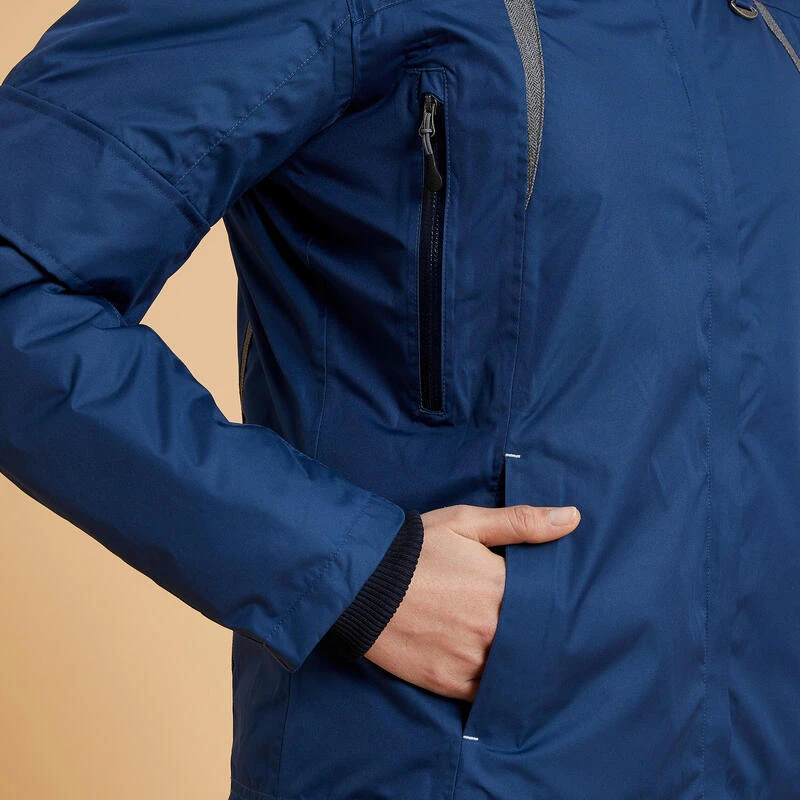 Veste Chaude Et Imperméable équitation Femme TOSCA Bleu Nuit 8 Veste Chaude Et Imperméable équitation Femme TOSCA Bleu Nuit – Image 8