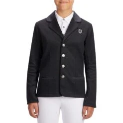 Veste De Concours équitation Enfant COMP 100 Noir -Fournitures Équestres Magasin veste de concours equitation enfant comp 100 noir 5