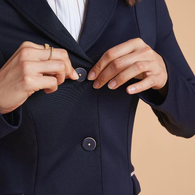 Veste De Concours équitation Femme - Marine 5 Veste De Concours équitation Femme - Marine – Image 5