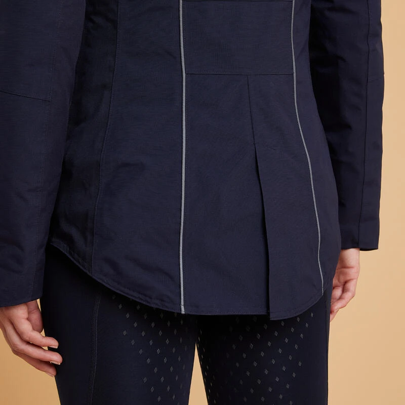 Veste équitation Chaude Et Imperméable Femme - 580 Marine 10 Veste équitation Chaude Et Imperméable Femme - 580 Marine – Image 10