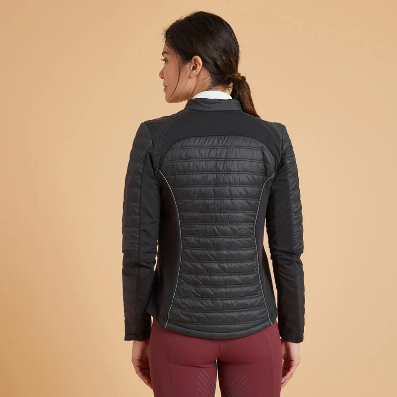 Veste équitation Femme Noir 900 4 Veste équitation Femme Noir 900 – Image 4
