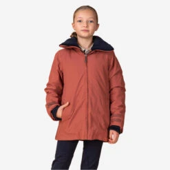 Veste équitation Imperméable Et Chaude Enfant - 500 Terracotta