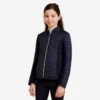 Veste équitation Zip Rose Gold Enfant - 500 Marine