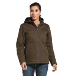 Veste Imperméable à Capuche Femme Ariat Rebar DuraCanvas
