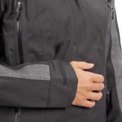 Veste Imperméable équitation Femme 500 Gris Foncé Et Motifs Chevron -Fournitures Équestres Magasin veste impermeable equitation femme 500 gris fonce et motifs chevron 5